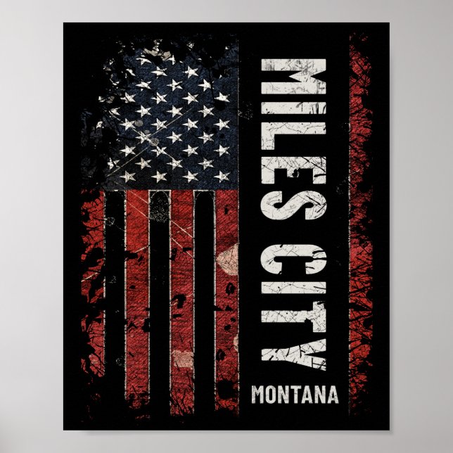 Affiche Miles City Montana (Devant)