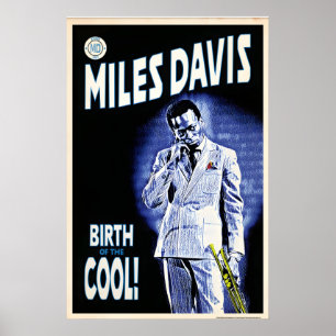 Affiche Miles Davis Birth of the Cool Graphique, Original