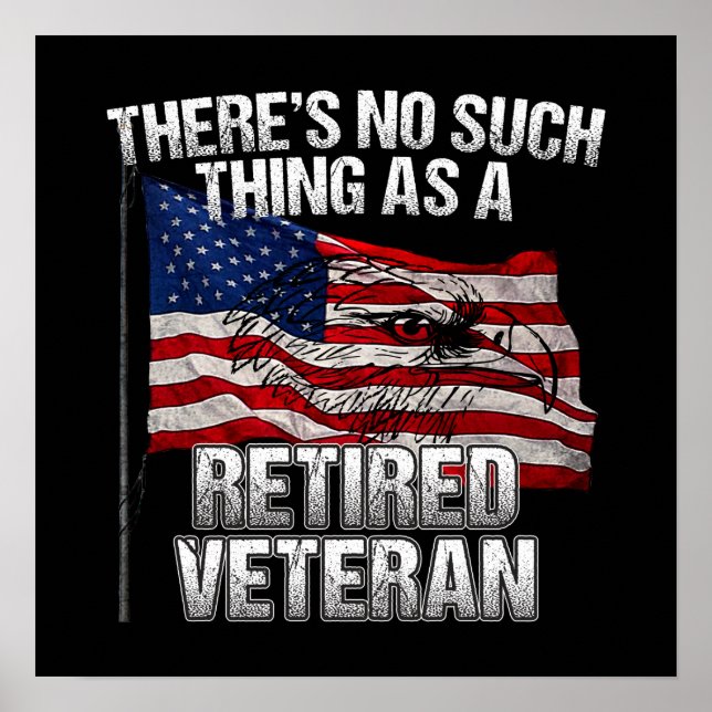 Affiche Militaire - Ce n'est pas un vétéran à la retraite (Devant)