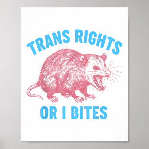 Affiche Militant Lgbtq Transgenre Égalité Trans Droits O