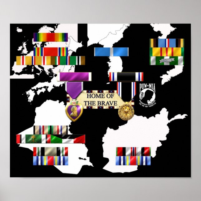 Affiche Military Ribbons (Devant)