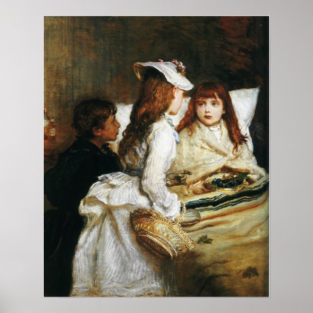 Affiche Millais - Ça va mieux 1876 (Devant)