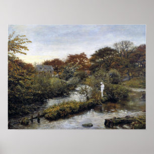 Affiche Millais - Coulant vers la rivière 1871