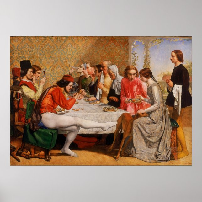 Affiche Millais - Isabella (Devant)