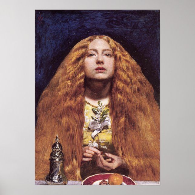 Affiche Millais - La Demoiselle d'Honneur 1851 (Devant)