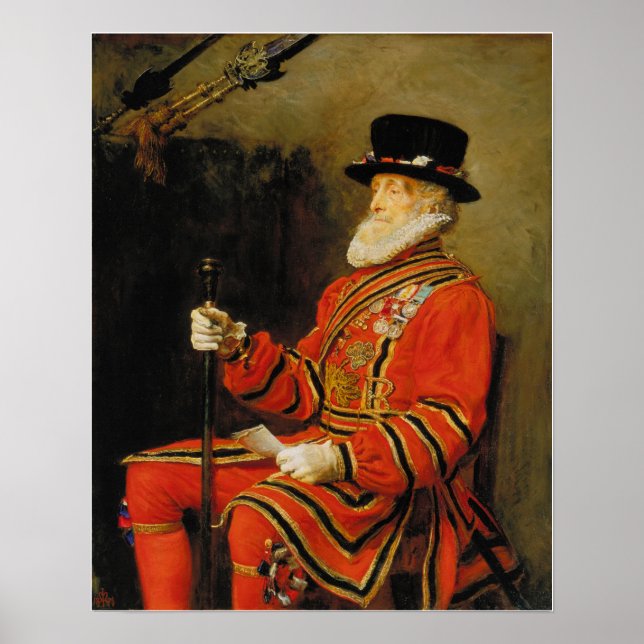 Affiche Millais - Le Garde de Yeoman (Devant)