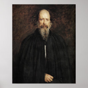 Affiche Millais - Lord Alfred Tennyson 1881
