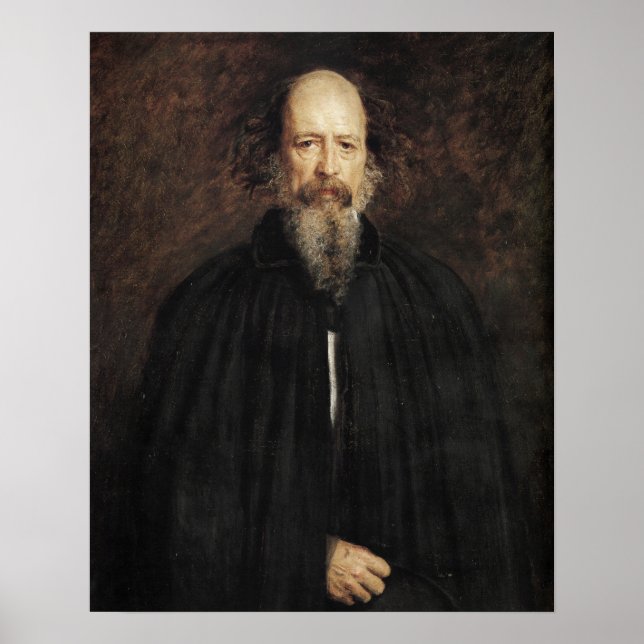 Affiche Millais - Lord Alfred Tennyson 1881 (Devant)
