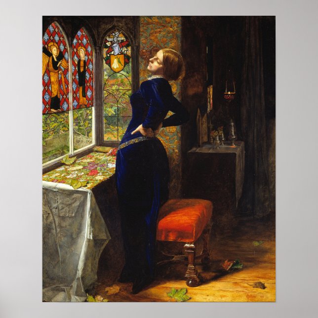 Affiche Millais - Mariana (Devant)