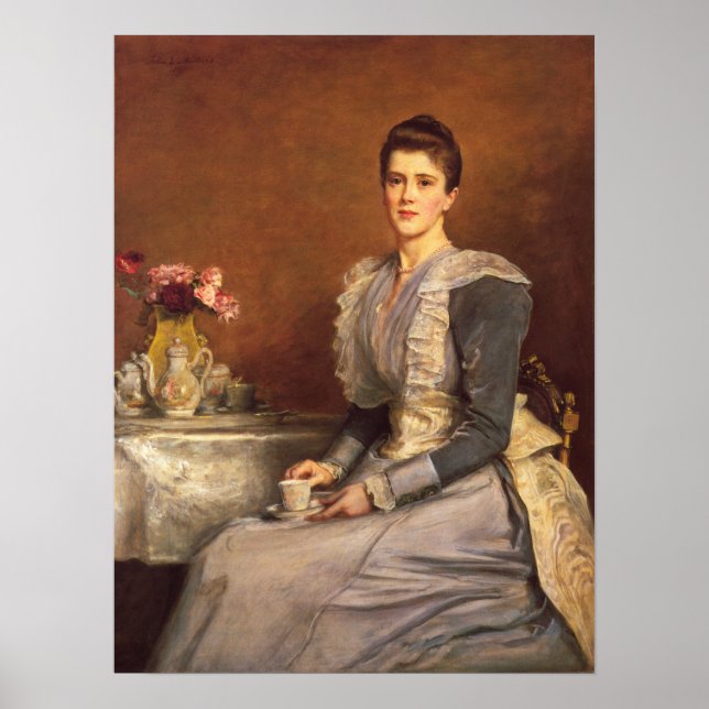 Affiche Millais - Mary Chamberlain 1891 (Devant)