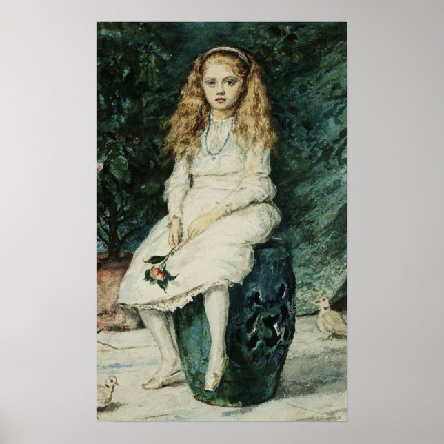 Affiche Millais - Nina Lehmann (Lady Campbell) à 9 ans (Devant)