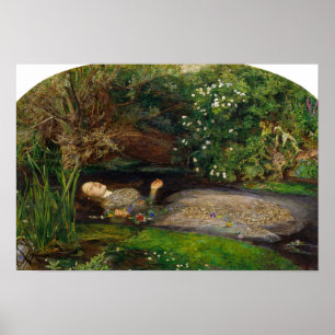 Affiche Millais - Ophelia