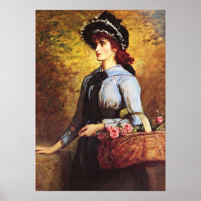 Affiche Millais - Sweet Emma Morland 1892 (Devant)