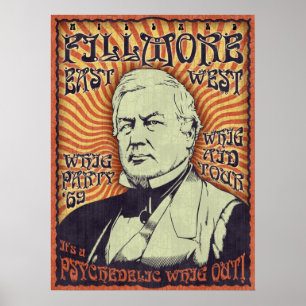 Affiche Millard Fillmore - libéral !