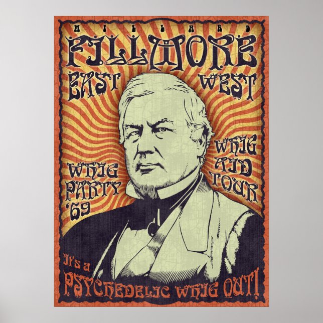 Affiche Millard Fillmore - Whig Out ! (Devant)