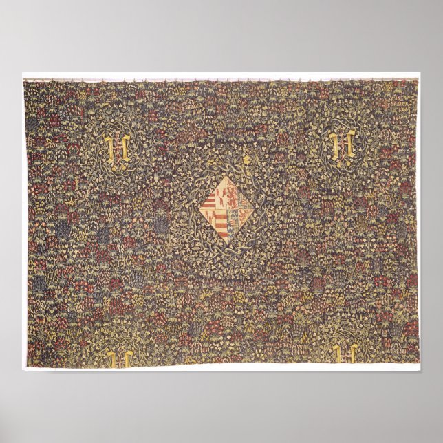 Affiche Mille fleurs aux armoiries de (Devant)