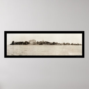 Affiche Mille Îles NY Photo 1909