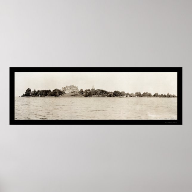 Affiche Mille Îles NY Photo 1909 (Devant)
