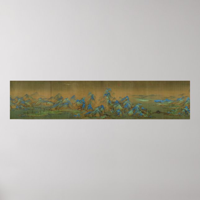 Affiche Mille Li de rivières et de montagnes (Devant)