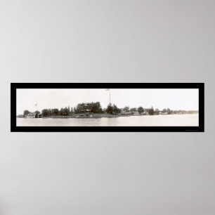 Affiche Mille photos 1912 des îles NY