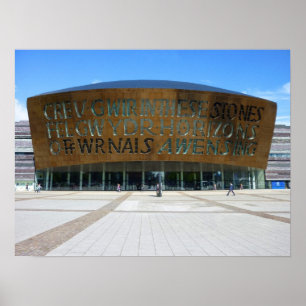 Affiche Millennium Centre, Cardiff, Pays de Galles