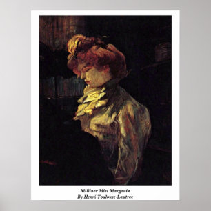 Affiche Milliner Miss Margouin Par Henri Toulouse-Lautrec