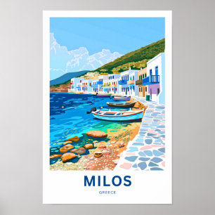 Affiche Milos Grèce Imprimer Voyage