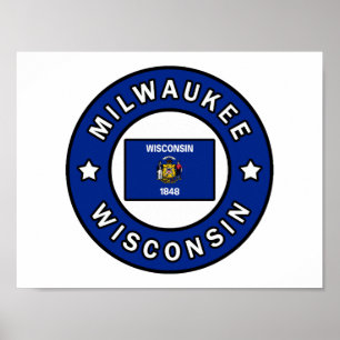 Affiche Milwaukee Wisconsin