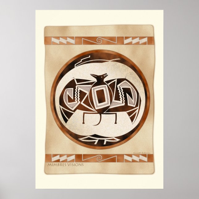 Affiche Mimbres Bat-Raven (Devant)