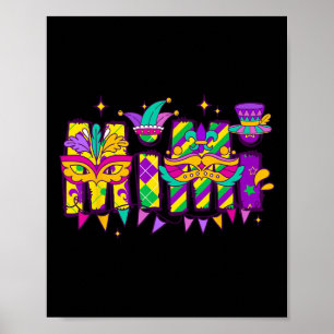 Affiche Mimi Bundle Mardi Gras Bonne Famille Mardi Gras