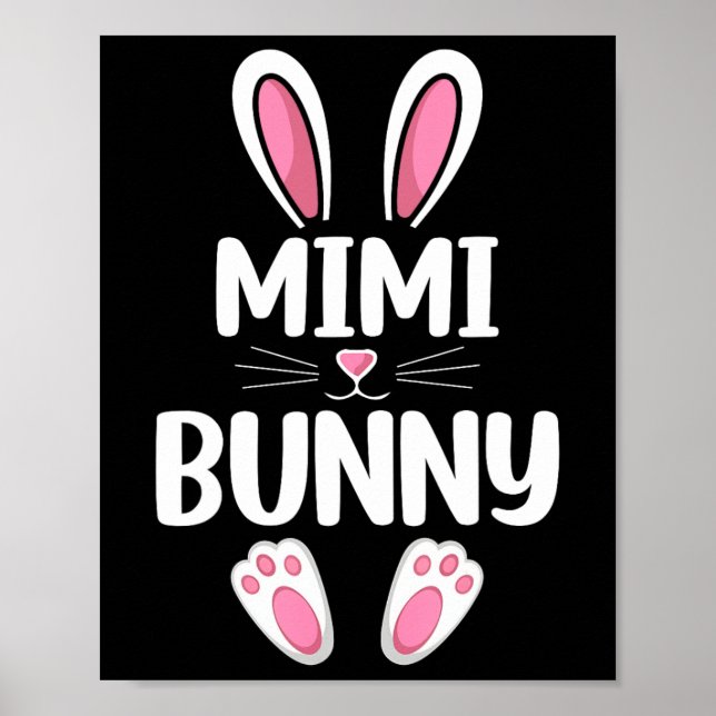 Affiche Mimi Bunny assortiment de famille Mimi jour de Pâq (Devant)
