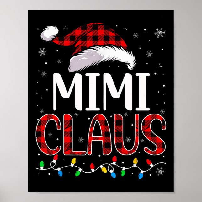 Affiche Mimi Claus Feux de Noël Matching Famille Noël P (Devant)