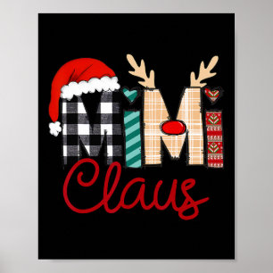 Affiche Mimi Claus Reindeer Noël