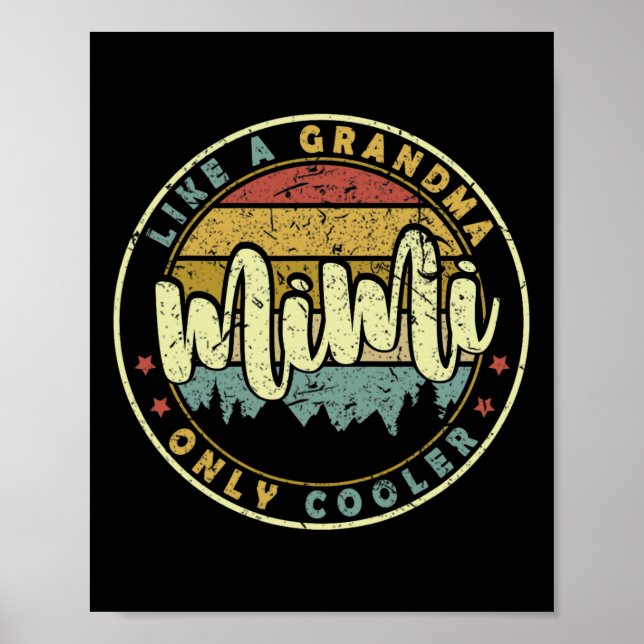 Affiche Mimi Comme Une Grand-Mère Seulement Glacière Migno (Devant)