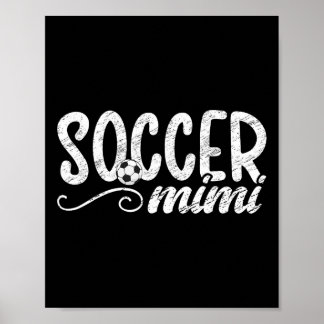Affiche Mimi de foot Mimi fière Mimi d'un joueur de footba