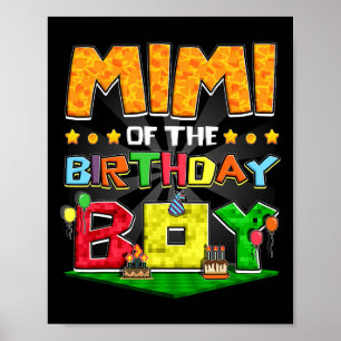 Affiche Mimi De L'Anniversaire Jeu Garçon Jeu Famille De J