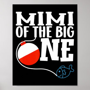 Affiche Mimi du grand garçon de pêche premier anniversaire