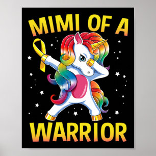 Affiche Mimi D'Une Guerrière Sensibilisation Au Cancer De