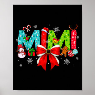 Affiche Mimi Noël Coquette Bow Mimi Noël