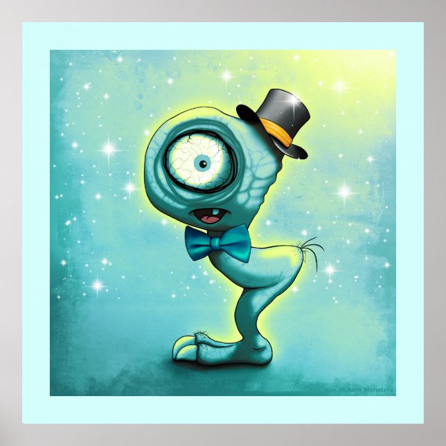 Affiche Mimo un mignon petit monstre (Devant)