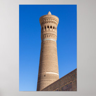 Affiche Minaret Kalyan - Bukhara, Ouzbékistan