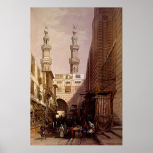 Affiche Minarets & Entrée de Metwaleys Roberts/Haghe Art