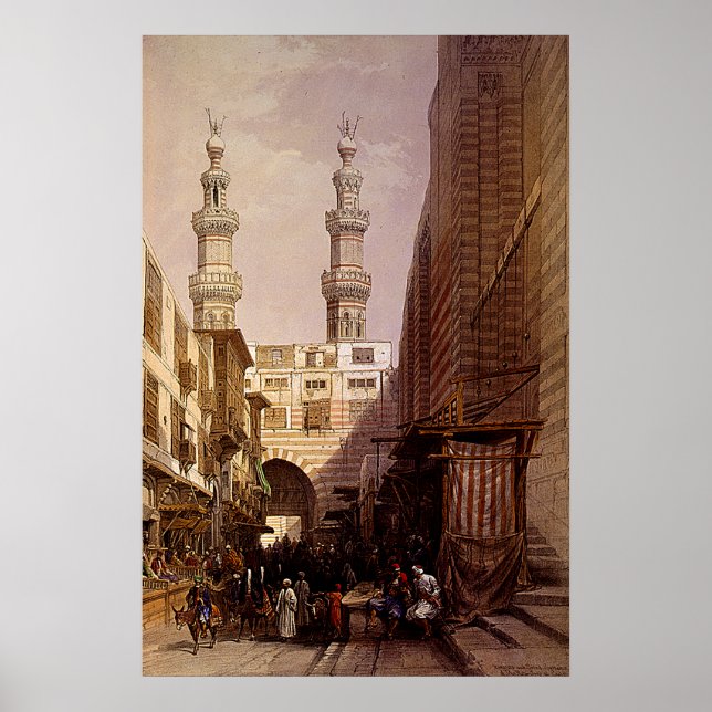 Affiche Minarets & Entrée de Metwaleys Roberts/Haghe Art (Devant)
