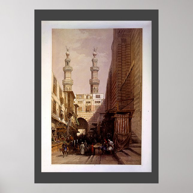 Affiche Minarets & Entrée de Metwaleys Roberts/Haghe Art (Devant)