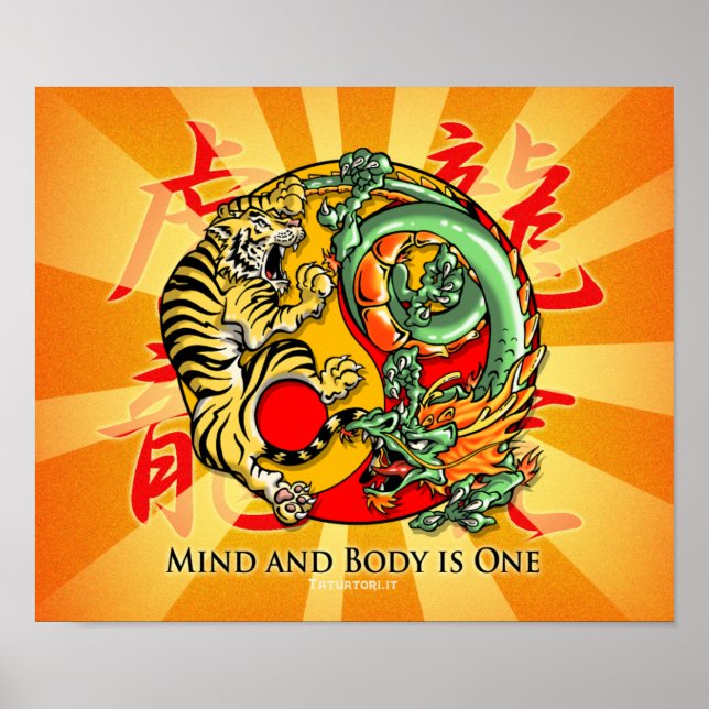 Affiche Mind and Body is One (Devant)