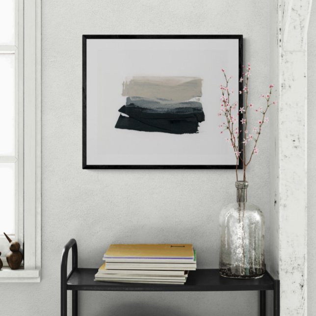 Affiche Mindful 1 - Peinture minimaliste Abstraite neutre (Créateur téléchargé)
