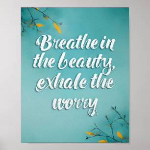 Affiche Mindfulness Inspiration Wall Art Imprimer, Télécha