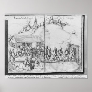 Affiche Mine argentée des Croix-aux.-Mines de La, Lorraine