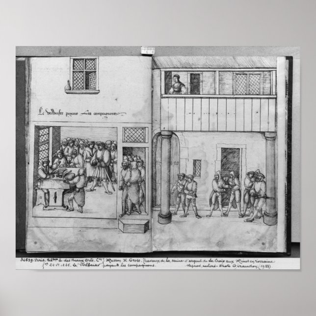 Affiche Mine d'argent de La Croix-aux-Mines, Lorraine (Devant)