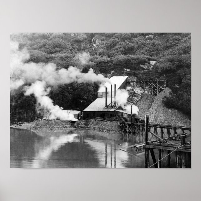 Affiche Mine d'or à Valdez, Alaska Photo (Devant)